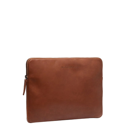 Die Chesterfield Brand Clinton Laptophülle Cognac