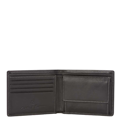 Castelijn &amp; Beerens Canyon Billfold 8 Kreditkarten schwarze Herrenbrieftasche