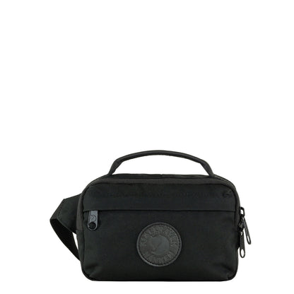 Fjallraven Kanken Nr. 2 Schwarze Hüfttasche. Schwarze Hüfttasche