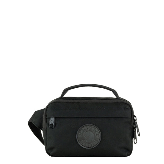 Fjallraven Kanken Nr. 2 Schwarze Hüfttasche. Schwarze Hüfttasche