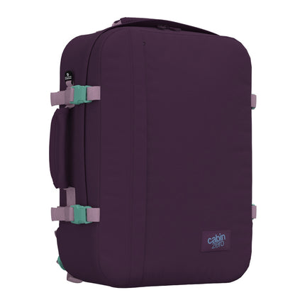 CabinZero Classic 44L Ultra Light Cabin Bag Mitternachtslila Wochenendtasche