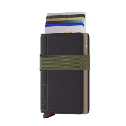 Secrid Bandwallet Liba schwarz oliv Damenbrieftasche