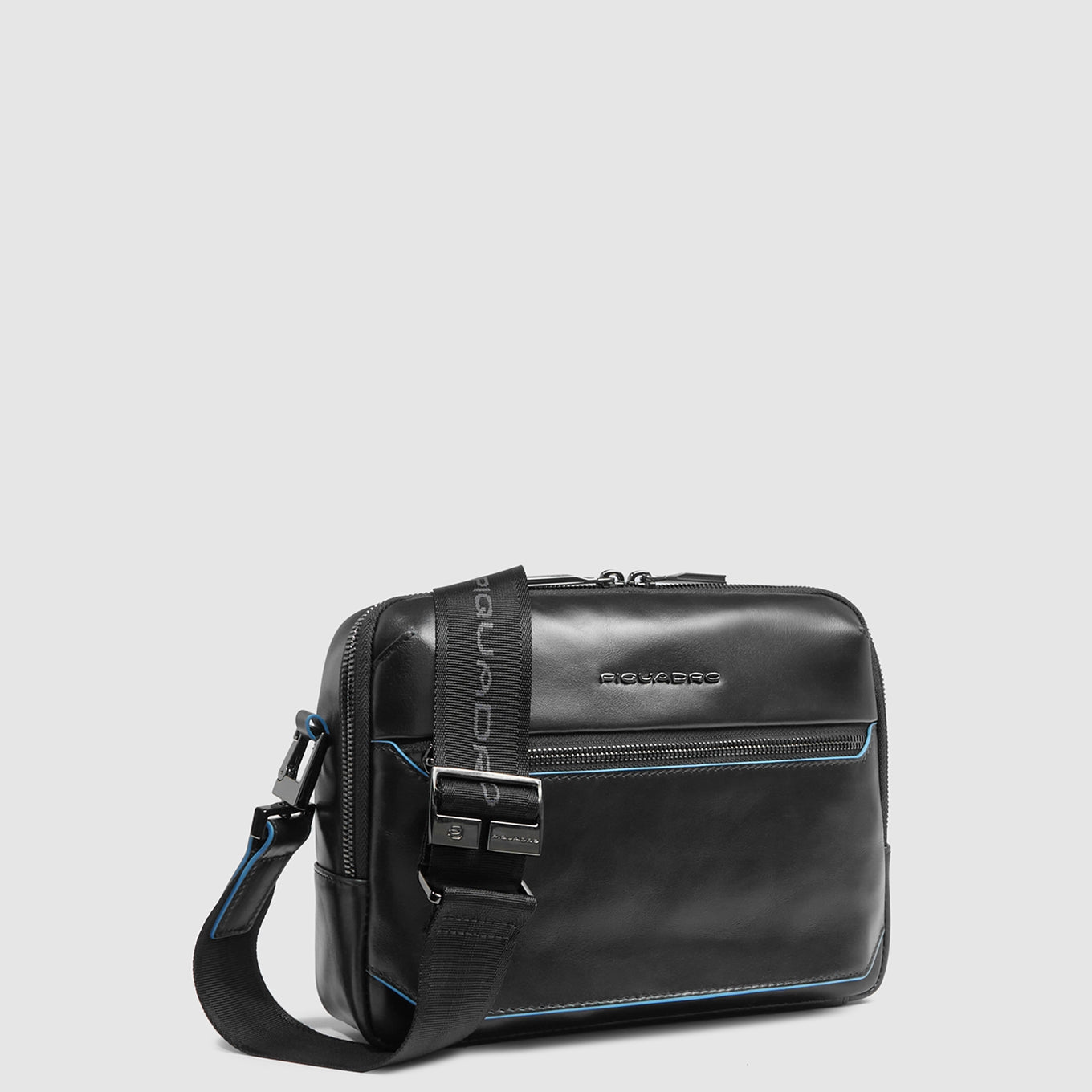 Piquadro B2 Herren RFID Umhängetasche schwarz Herrentasche