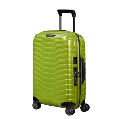 Samsonite Proxis Spinner 55 erweiterbarer Limetten-Hartschalenkoffer