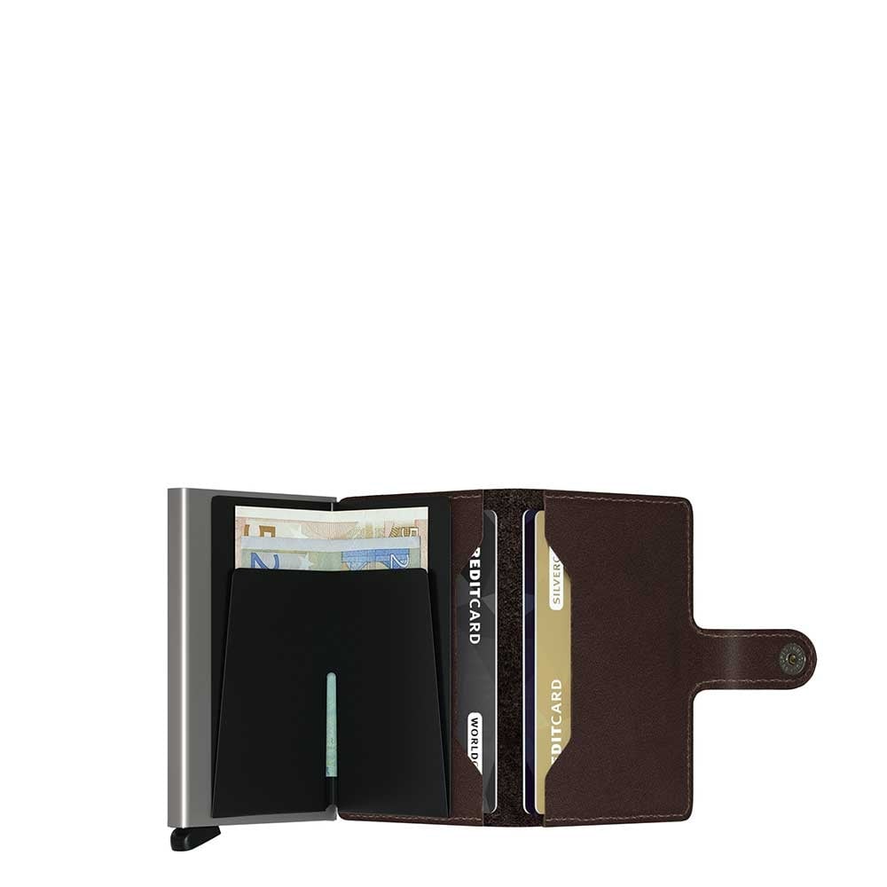 Secrid Miniwallet Wallet braun dunkel Damenbrieftasche