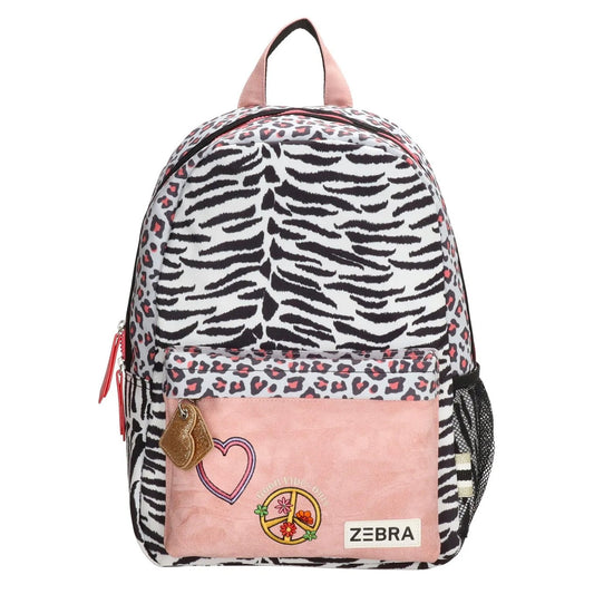 Zebra Trends Olivia Backpack panther-white-pink