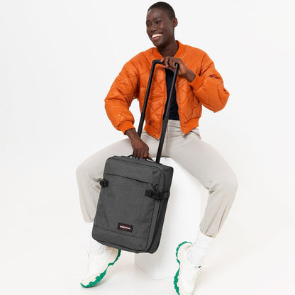 Eastpak Tranverz XXS schwarzer Denim Weicher Koffer