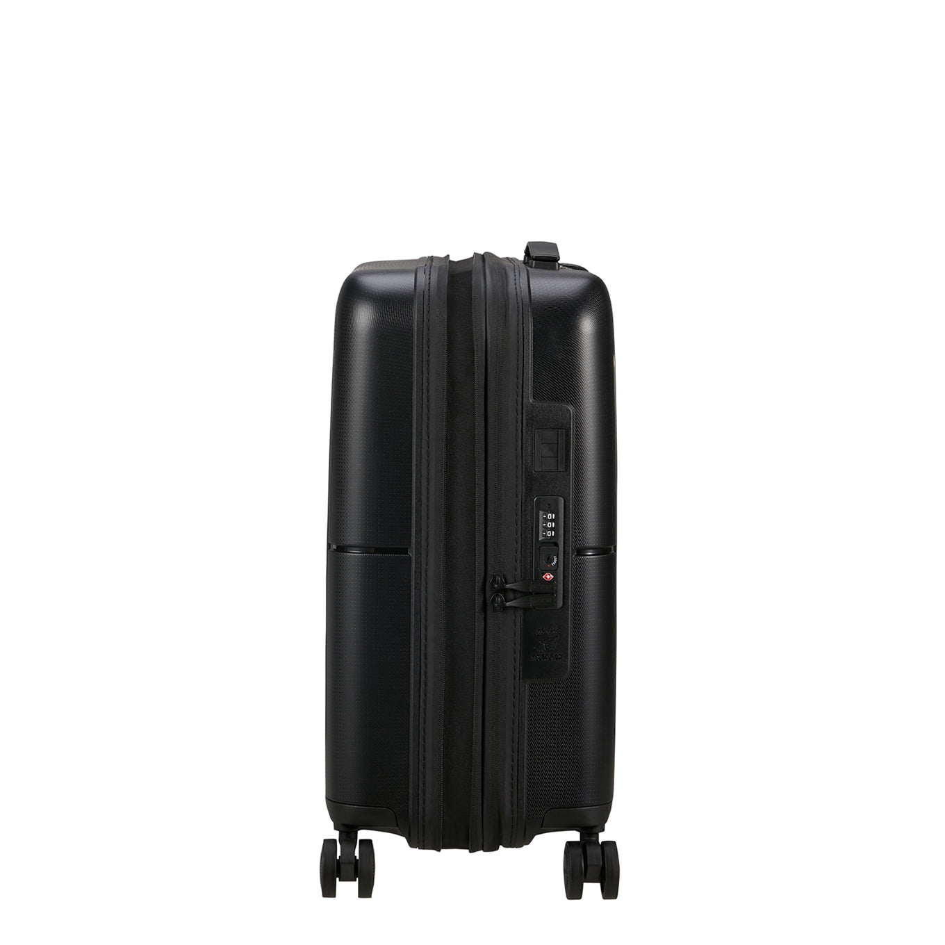 American Tourister Dashpop Spinner 55 Exp echtes schwarzes Hartschalenetui