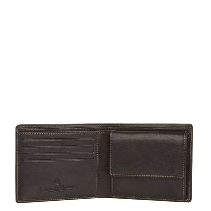 Castelijn &amp; Beerens Gaucho Billfold 8 Kreditkarten Mokka Herrenbrieftasche