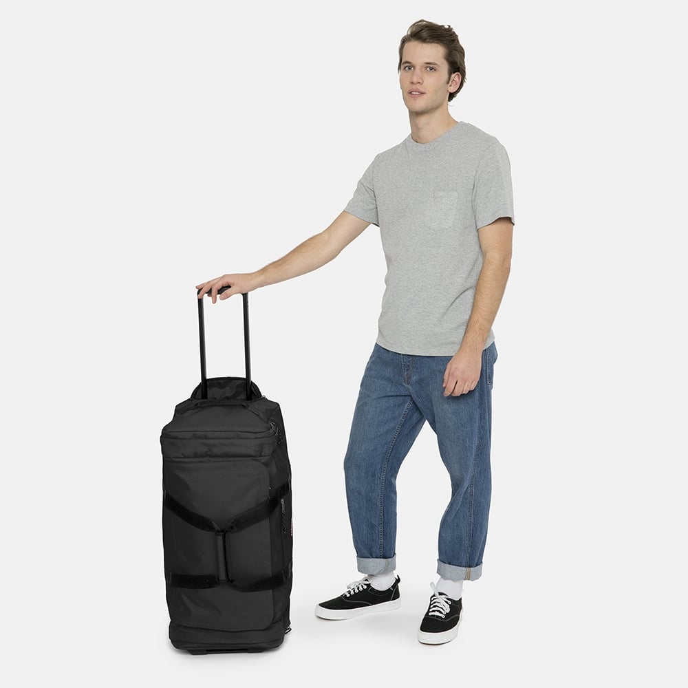 Eastpak Leatherface + Reisetasche M schwarz Weicher Koffer