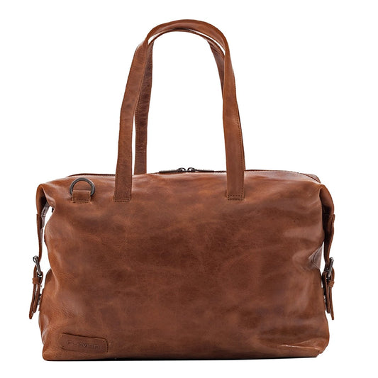 Plevier Pure Caithness Laptop Ladies Bag 15.6" cognac