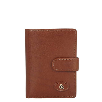 Castelijn &amp; Beerens Gaucho Geldbörse mit Reißverschluss Cognac Damenbrieftasche