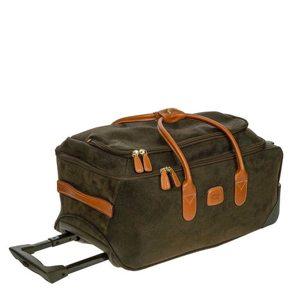 Bric's Life Holdall Travel Bag with Wheels 55 olive