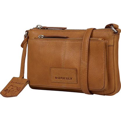 Burkely Soft Skylar Minibag gemütliche cognacfarbene Damentasche
