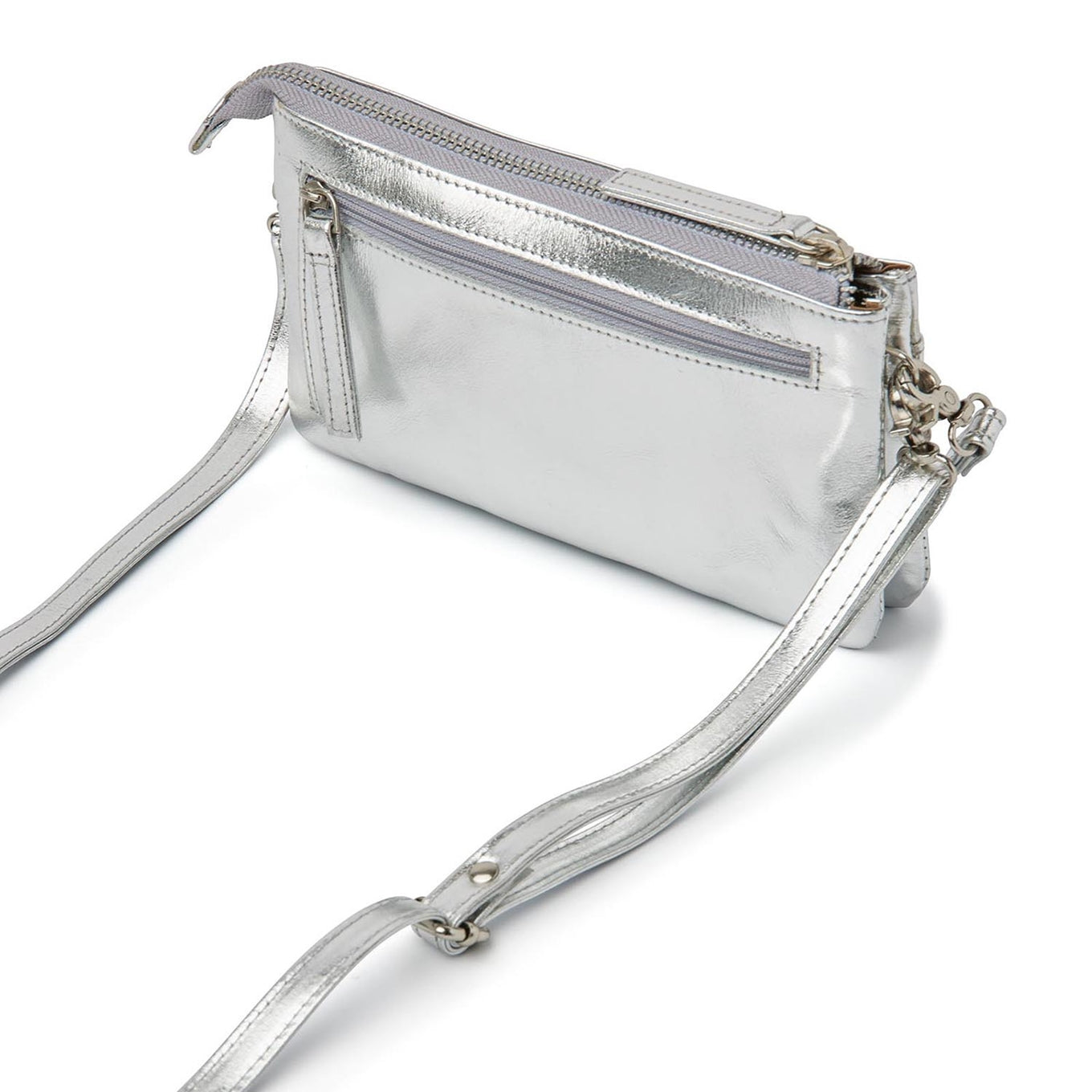 dR Amsterdam Metallics Shoulderbag - Clutch silver