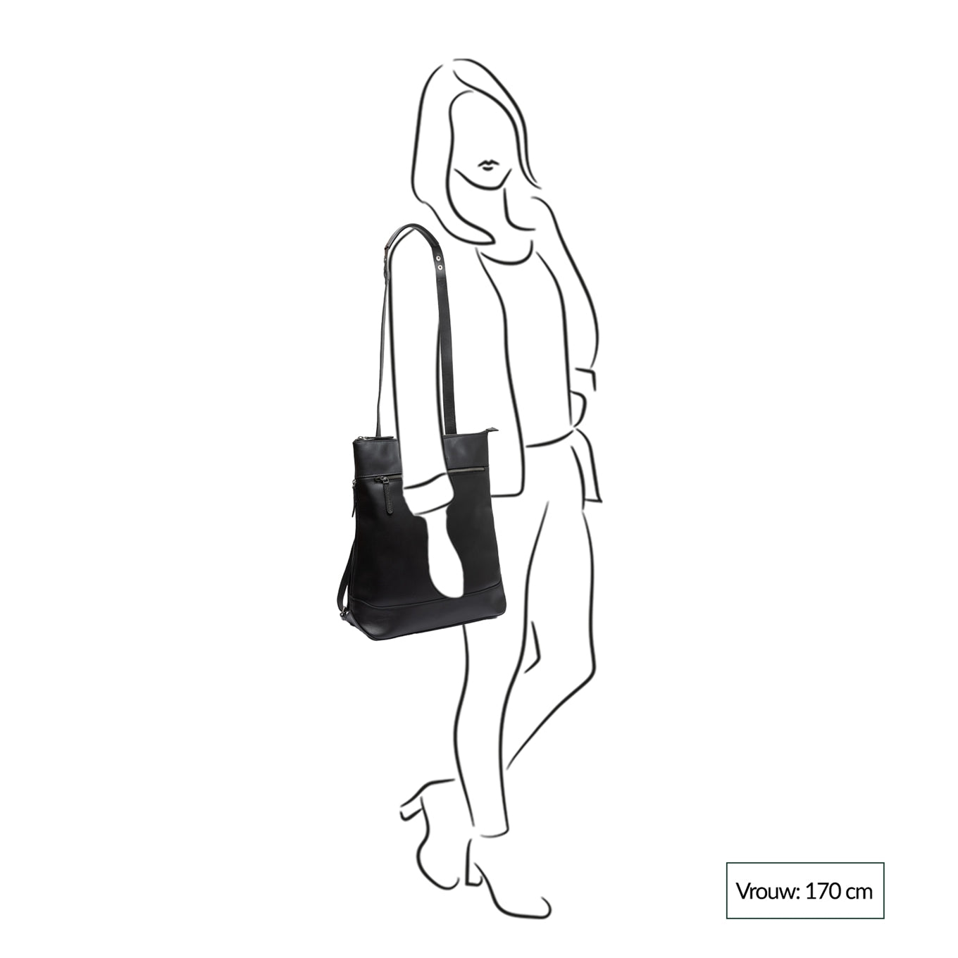 The Chesterfield Brand Omaha Backpack braune Damentasche