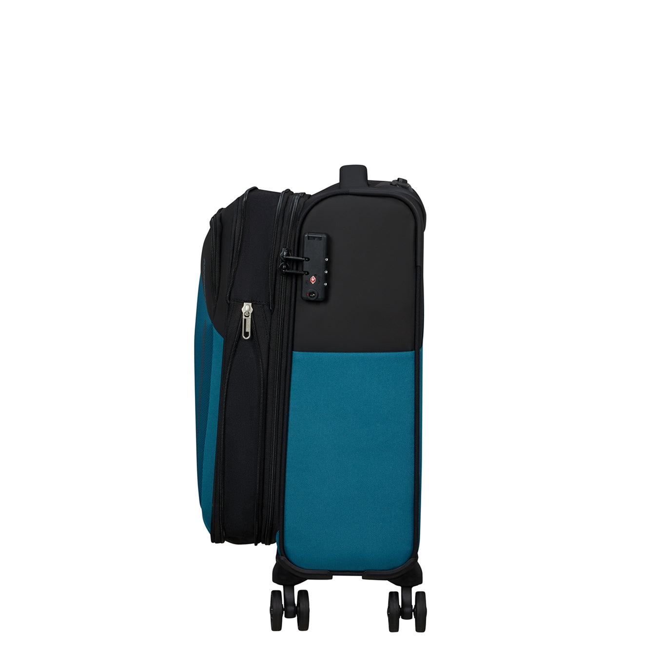 American Tourister Daring Dash Spinner S EXP black/blue Soft suitcase