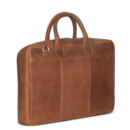 Plevier Cumberland Laptop bag 15.6" cognac