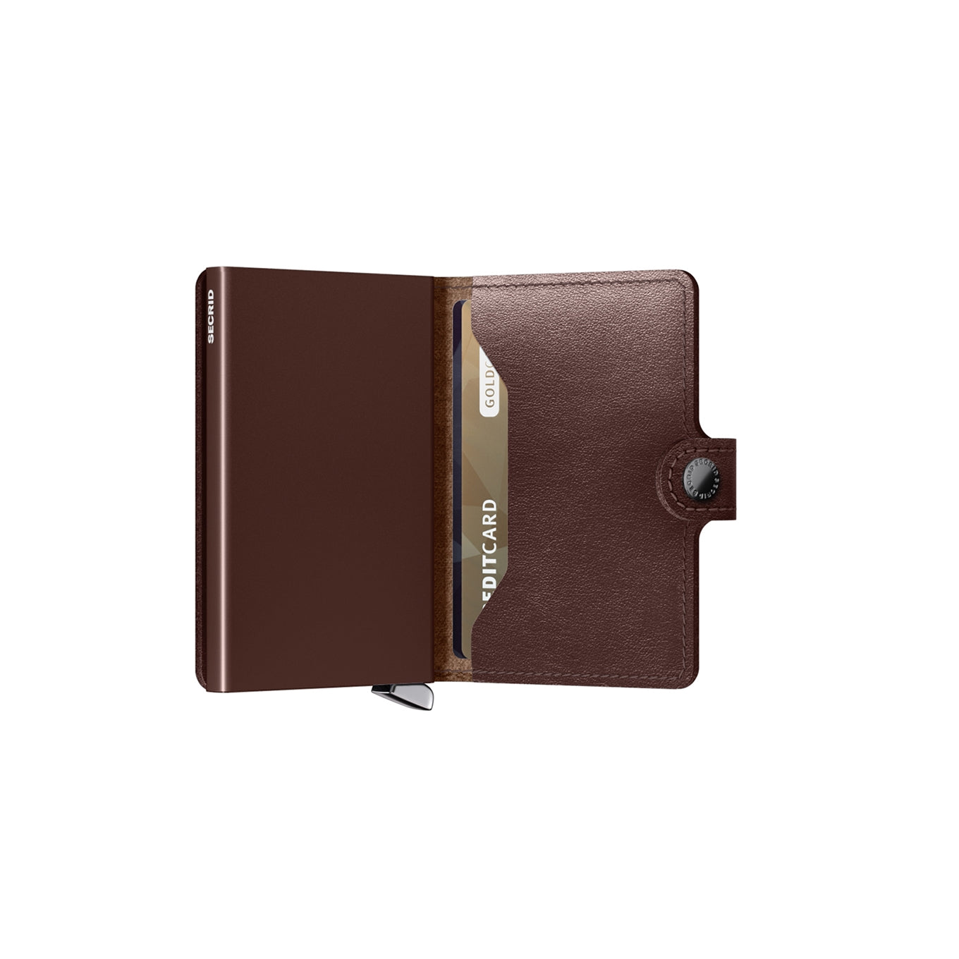 Secrid Miniwallet Wallet Dusk dunkelbraun Damenbrieftasche