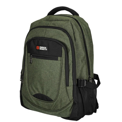 Enrico Benetti Hamburg 17" Laptop Backpack olijfgroen