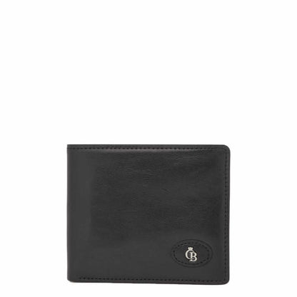 Castelijn &amp; Beerens Gaucho Billfold 9 Kreditkarten schwarze Herrenbrieftasche