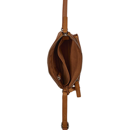 Burkely Soft Skylar Minibag gemütliche cognacfarbene Damentasche