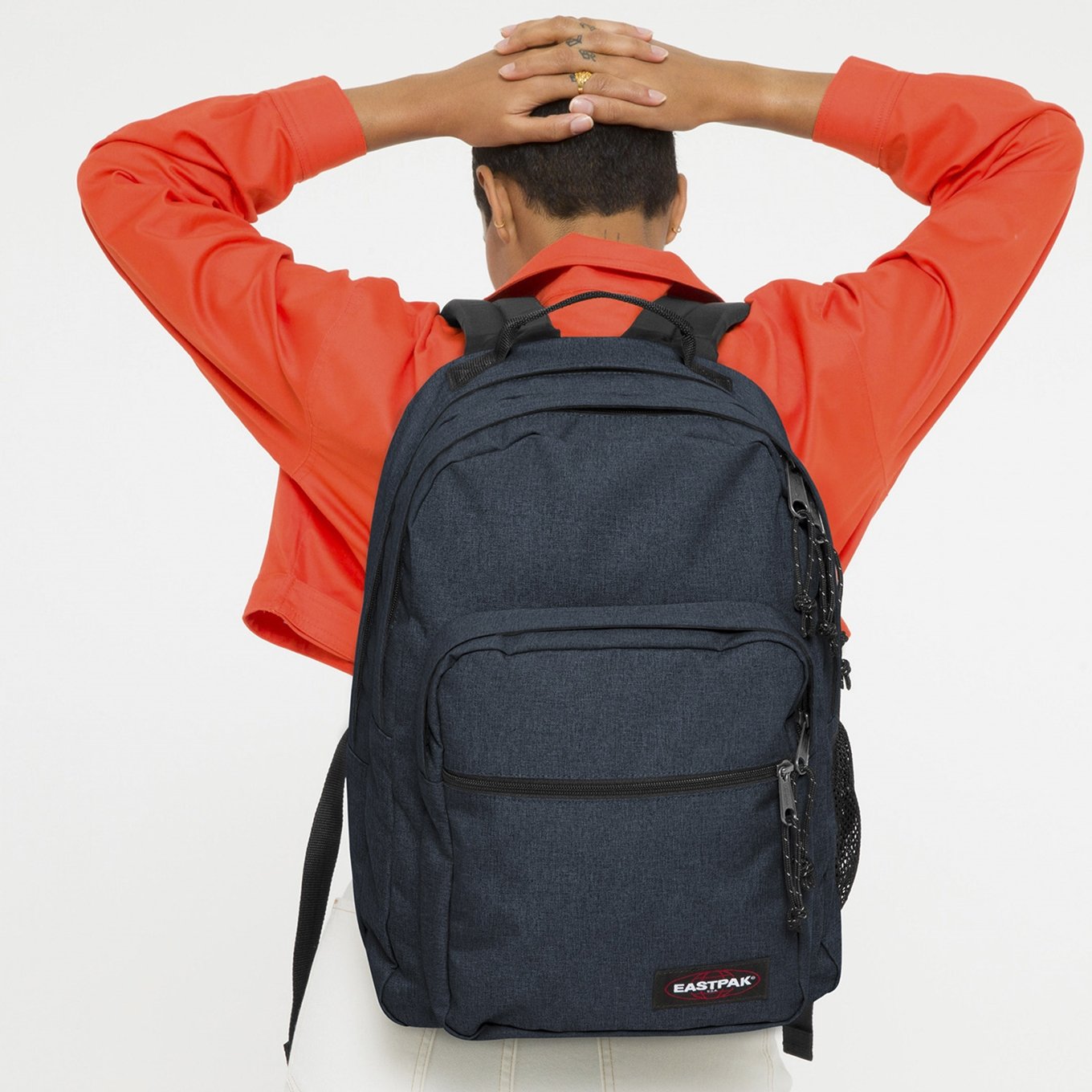 Eastpak Morius Backpack Dreifach-Denim-Rucksack