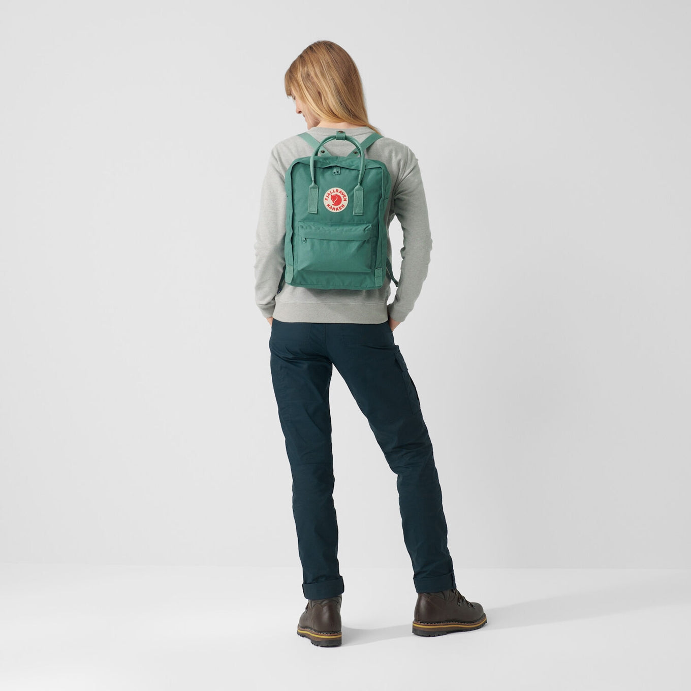 Fjallraven Kanken arctic green-spicy orange