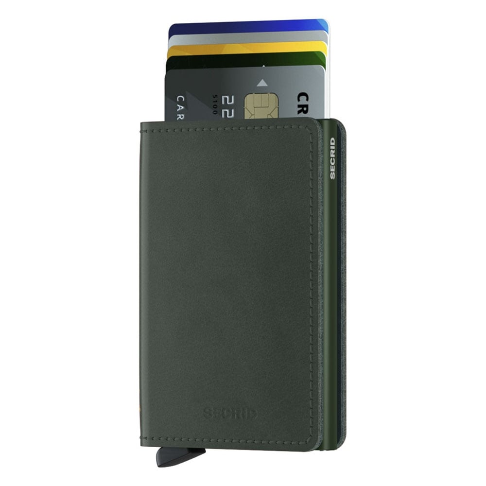 Secrid Slimwallet Wallet Original grüne Damenbrieftasche