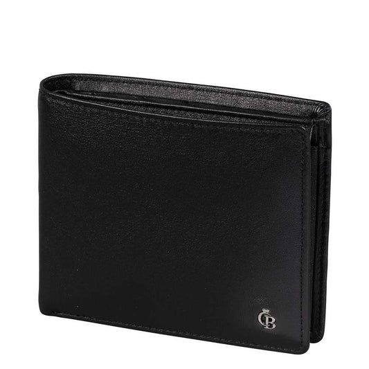Castelijn &amp; Beerens Vita Billfold 11 Kreditkarten schwarze Herrenbrieftasche