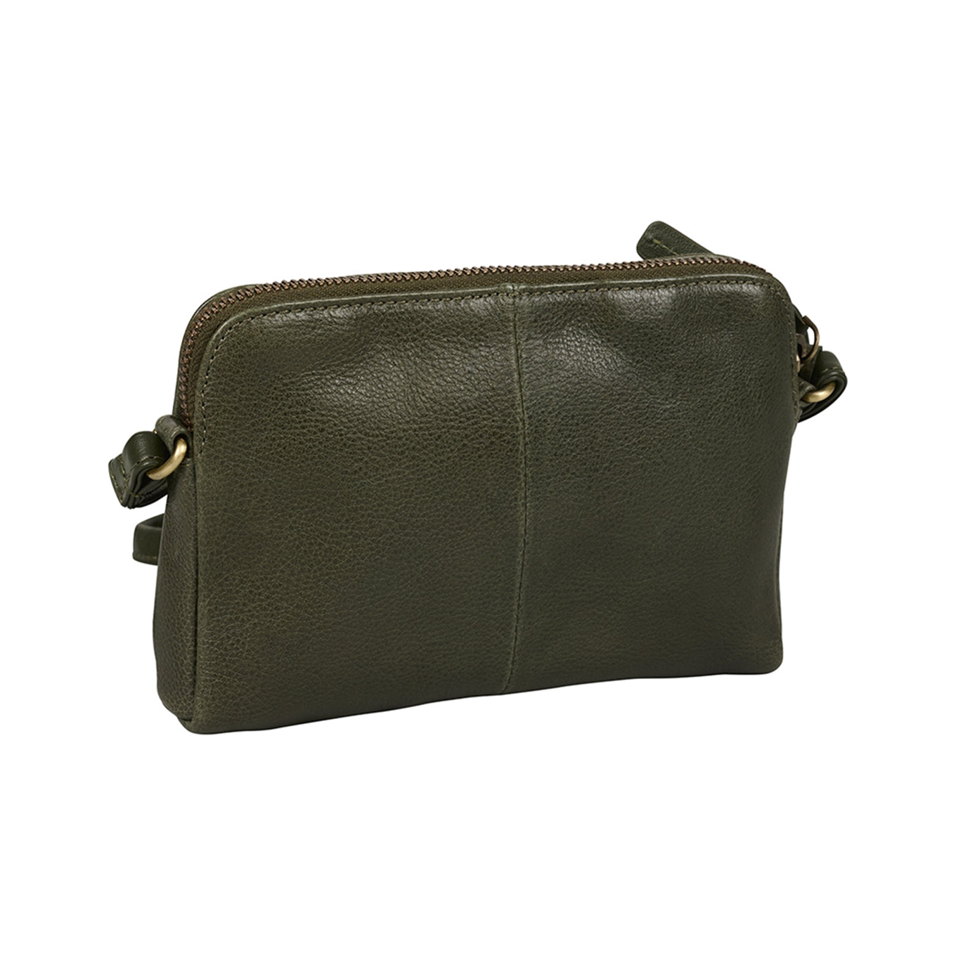 Burkely Natural Norah Minibag dunkelgrüne Damentasche
