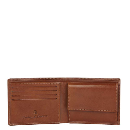 Castelijn &amp; Beerens Gaucho Billfold 8 Kreditkarten Cognac Herrenbrieftasche