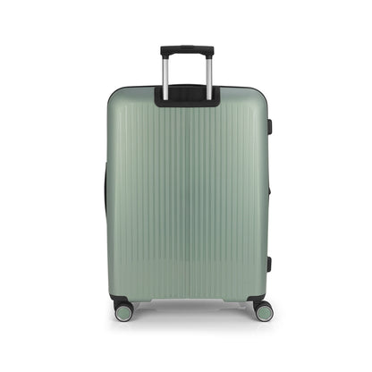 Gabol Brooklyn Großer Trolley, erweiterbarer grüner Hartschalenkoffer