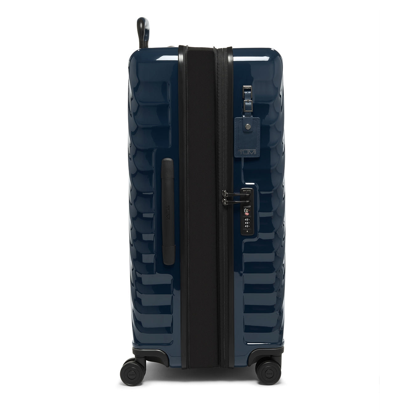 Tumi 19 Degree Extended Trip Expandable 4 Wheel Trolley navy Hard Suitcase