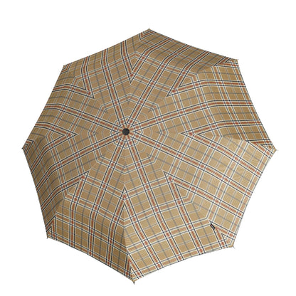 Knirps T.200 Medium Duomatic Karo beige