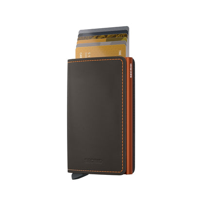 Secrid Slimwallet Matte Trüffelorange Damenbrieftasche