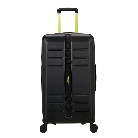 American Tourister Trailon Trunk 73/27 TSA black Hard Suitcase
