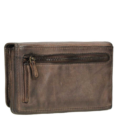 Bear Design Cow Lavato Damenbrieftasche 12cc CL782 braun Damenbrieftasche
