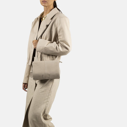 Burkely Soft Skylar Double Pocket Flap grey