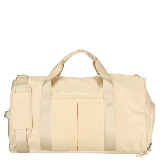 Enrico Benetti Lakers Sport-/Reisetasche 45L, gebrochenes Weiß, Wochenendtasche