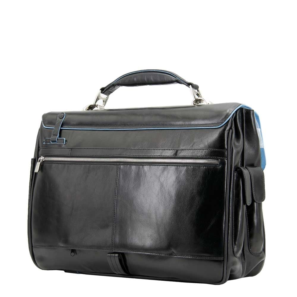 Piquadro Blue Square Computer Briefcase black