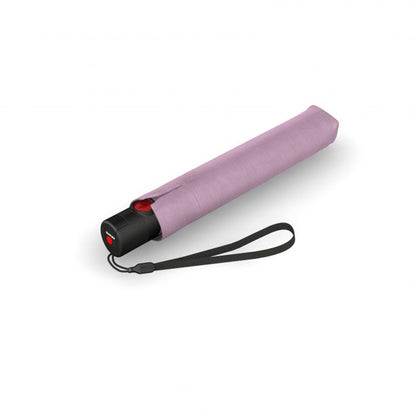 Knirps U.200 Ultra Light Duomatic Paraplu UV Protection rosé with black coating