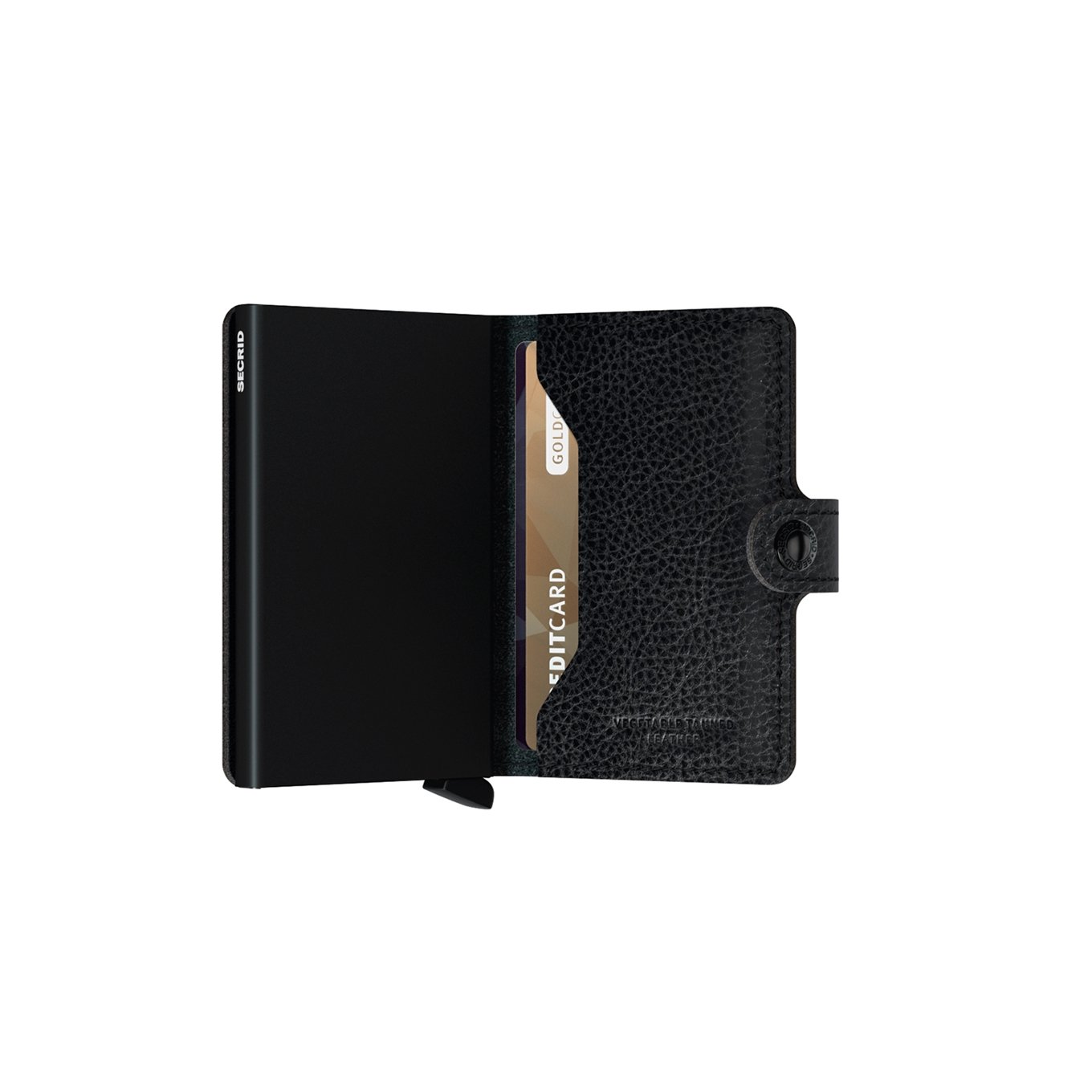 Secrid Miniwallet Wallet Veg schwarz-schwarz Damenbrieftasche