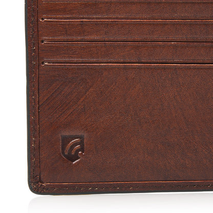 Castelijn &amp; Beerens Rien Billfold 8 RFID Cognac Herrenbrieftasche