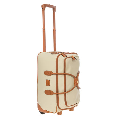 Bric's Firenze Holdall with Wheels 55 Creme Reisetasche