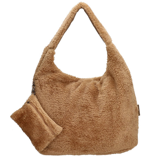 Enrico Benetti Teddy Shoulder Bag Camel