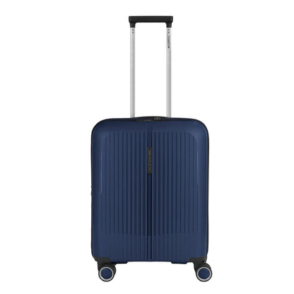 Gabol Brooklyn Kabinentrolley, erweiterbarer blauer Hartschalenkoffer
