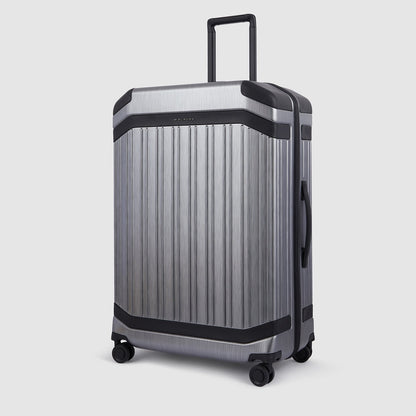 Piquadro PQ-Light Premium Big Size Spinner 75 grau-schwarzes Hartschalenetui