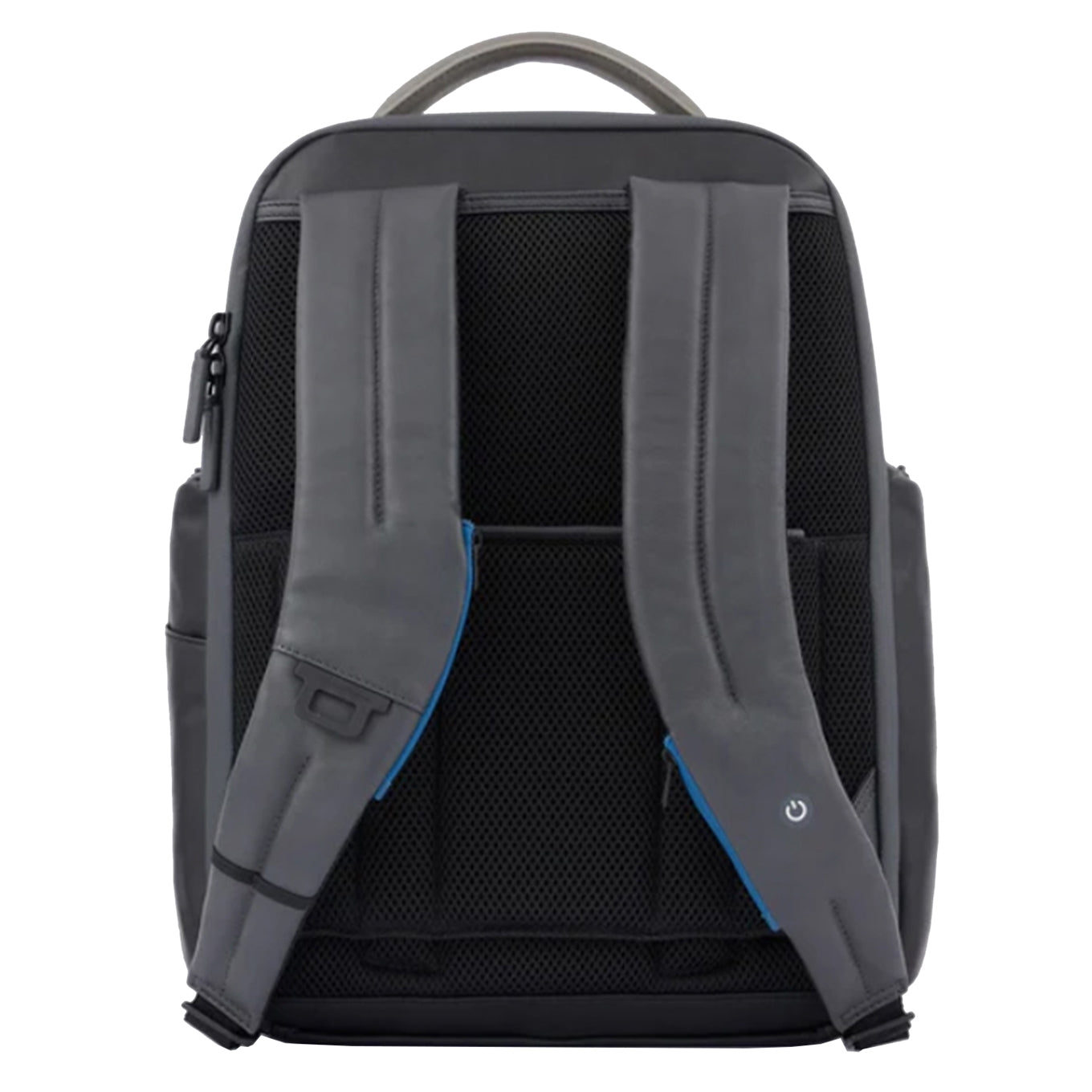 Piquadro Urban Leather I-Tech Backpack black/grey