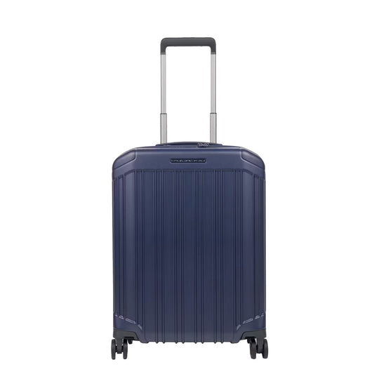 Piquadro PQ-Light Cabin Trolley 55 kobaltblauer Hartschalenkoffer